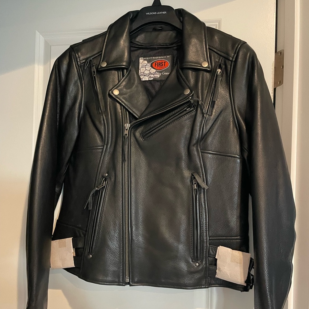 Wilson’s Leather- NWT- Women’s Biker Jacket w/removable winter lining